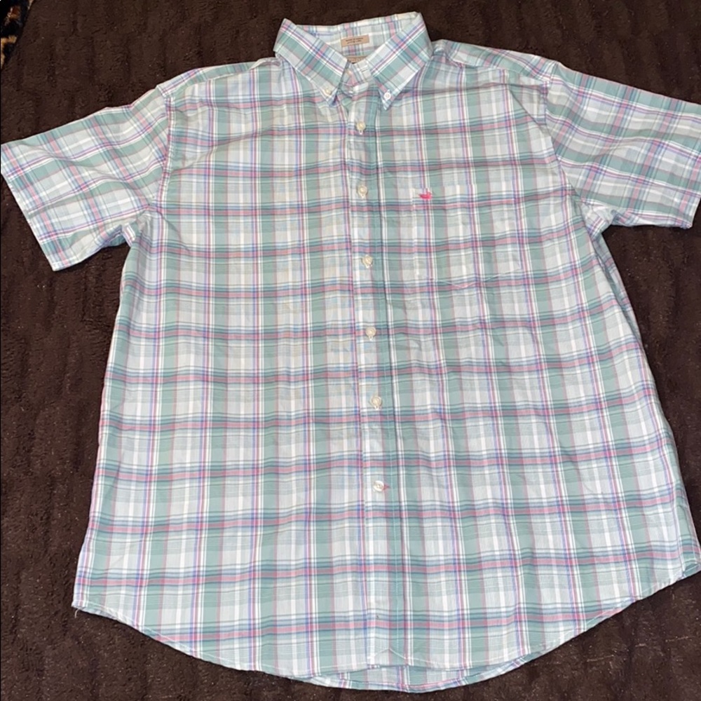 Southern Marsh short sleeve button down shirt